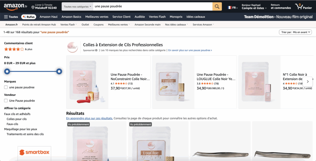Stratégie Amazon : Campagnes Amazon Ads orientées ranking et visibilité organique