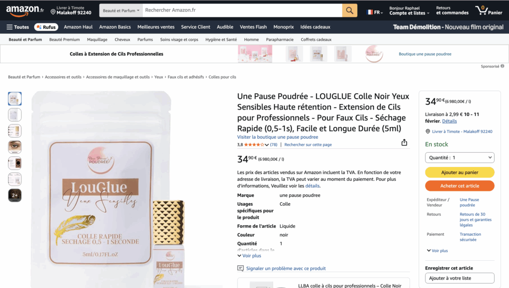 Stratégie Amazon : Visuels & Fiche produit