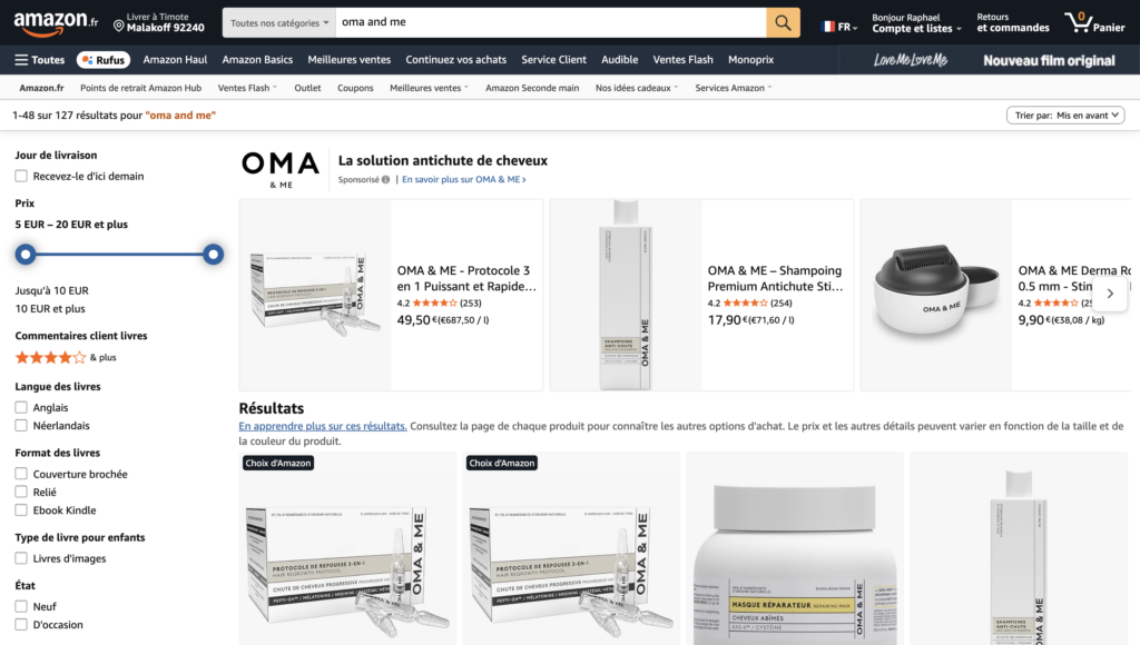 stratégie multicanale Amazon D2C croissance durable - compte Amazon