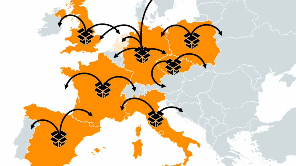 logistique Pan-EU Amazon Europe