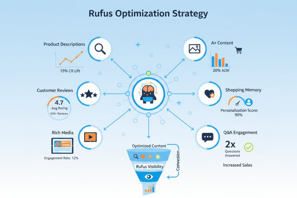 Optimisation stratégique SEO Amazon Rufus
