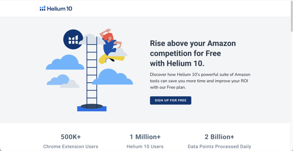 Helium 10 outils IA pour vendre sur Amazon