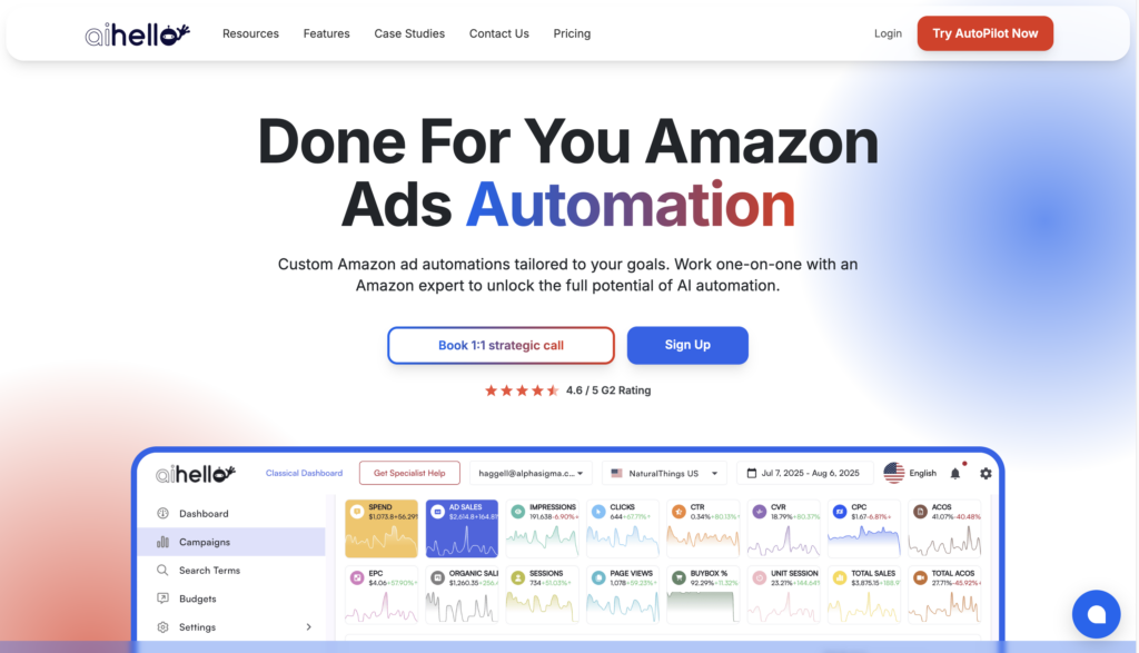 AiHello outils IA pour vendre sur Amazon