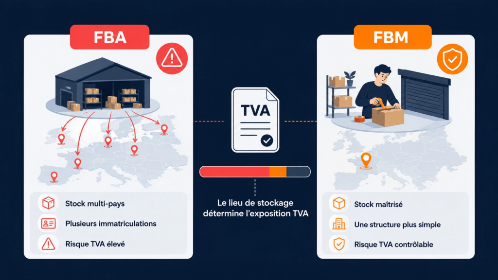 comparatif TVA Amazon FBA ou FBM pour vendeurs débutants